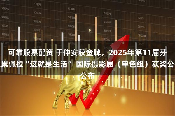 可靠股票配资 于仲安获金牌,2025年第11届芬兰累佩拉“这就是生活” 国际摄影展(单色组)获奖公布